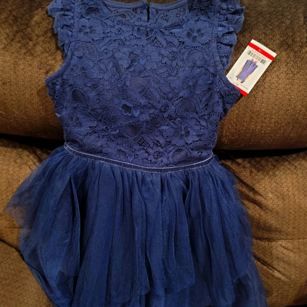 New Girls Zunie Dreas Size 7/8 , Color Navy